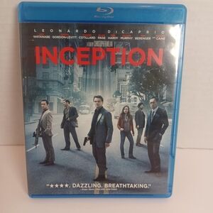 Inception Blu-ray DVD 3-Disc Set Leonardio DiCaprio Christopher Nolan 2010